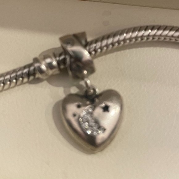 Pandora Moments Snake Chain Bracelet and Charms - Picture 11 of 12